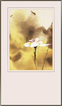 荷花装饰画