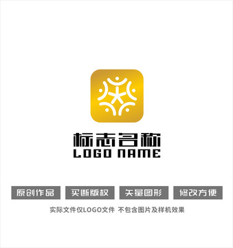 星人标志教育logo