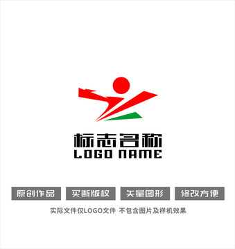 Z字母标志龙红日logo
