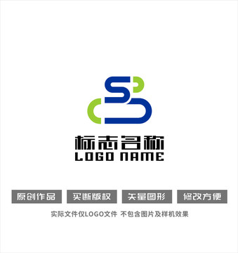 SD字母标志医药胶囊logo