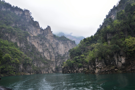 河南焦作云台山峰林峡风光