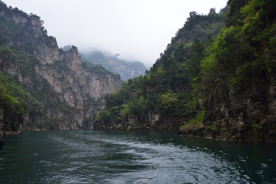 河南焦作云台山峰林峡风光