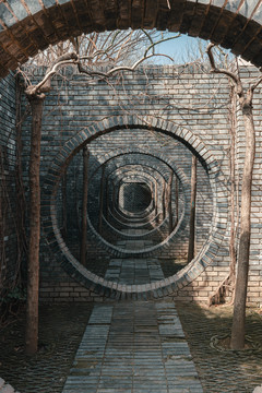 北京红砖美术馆建筑设计景观