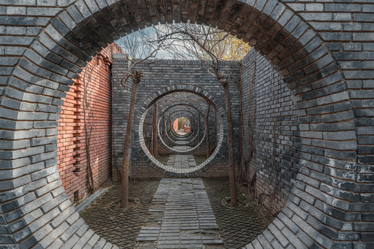 北京红砖美术馆建筑设计景观