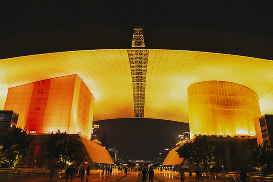 深圳市民中心城市夜景