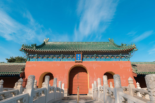 北京天坛公园斋宫建筑