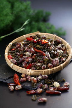 普洱茶酥红豆