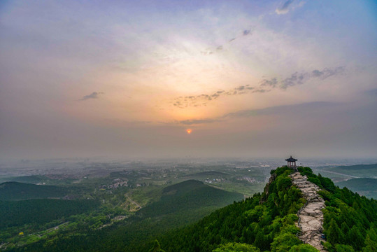 云门山日出景观