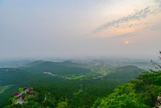 山东青州云门山景区风光