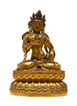 明代藏族金刚萨埵铜像