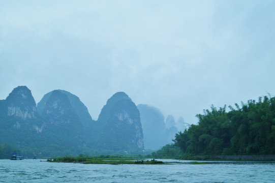 阳朔漓江兴坪风光