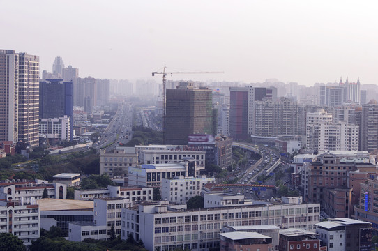 泉州城市建筑俯瞰