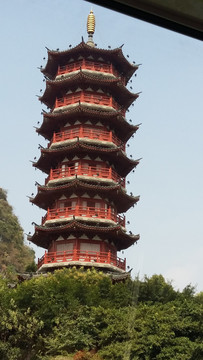 桂林山水灯塔