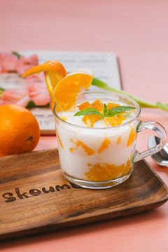 橙子酸奶