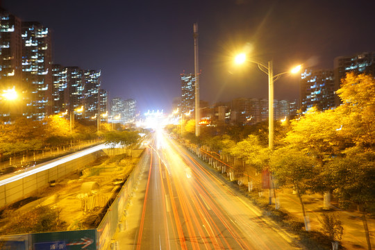 都市风光夜景