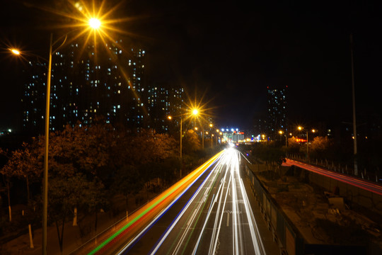 都市风光夜景