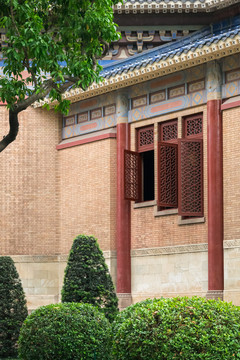 中山纪念堂古建门窗