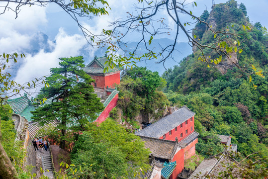 中国湖北十堰武当山太和宫建筑群