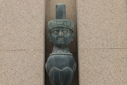 楼兰文化雕像