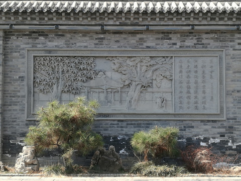 青州古镇浮雕