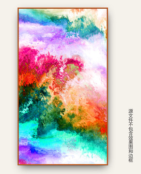抽象油画