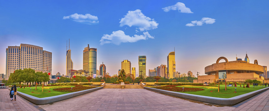 上海人民广场高清宽幅