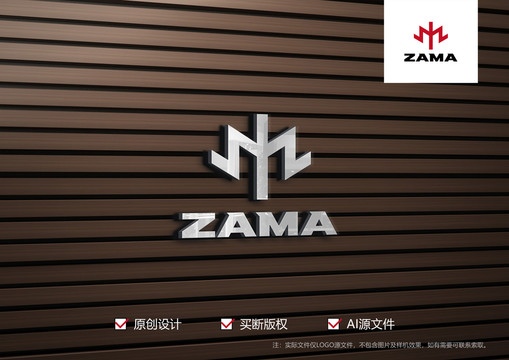 字母ZM标志logo
