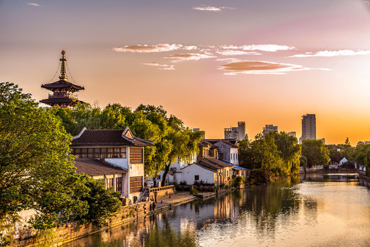 苏州寒山寺枫桥景区