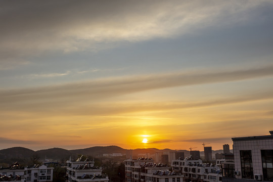 城镇天空