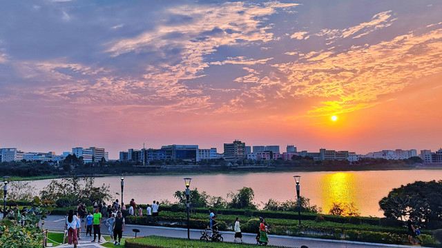 都市风光清晨