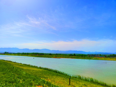 河道绿化带