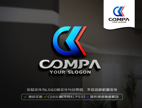 CK字母LOGO