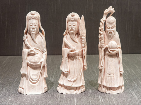 象牙雕福禄寿三星