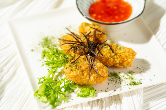 酥炸脆皮生蚝