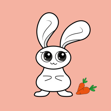 兔子卡通兔子可爱兔子