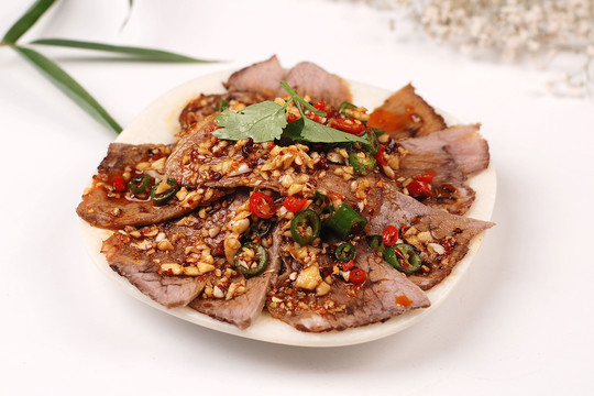 蒜拌牛肉