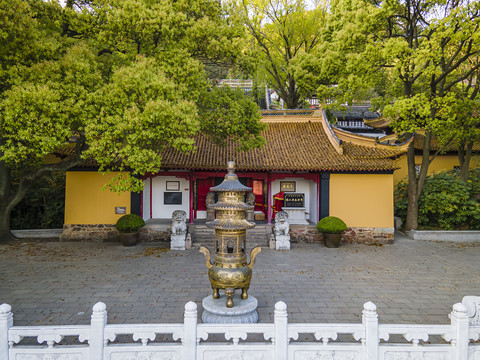 航拍南通狼山风景名胜区