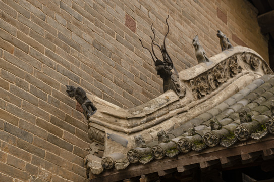 传统古建筑戗脊兽