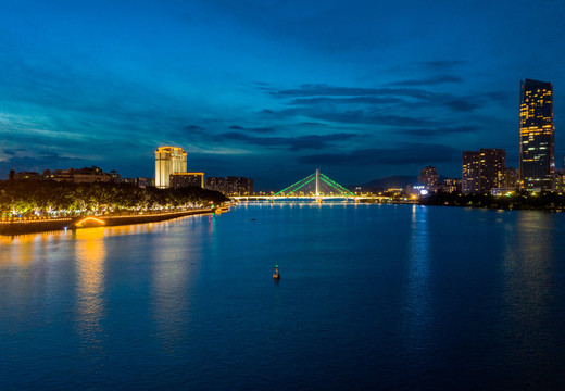 惠州市合生大桥与惠州大桥夜景