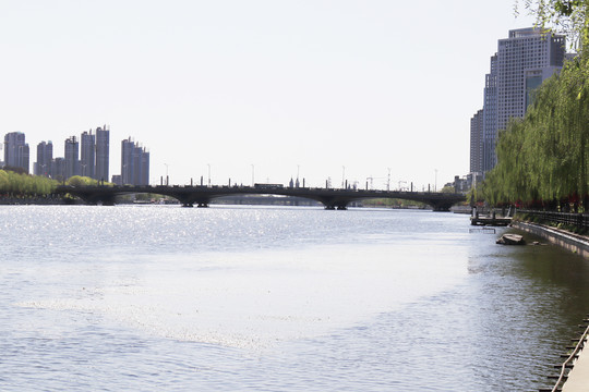 北京城市风光通州大运河