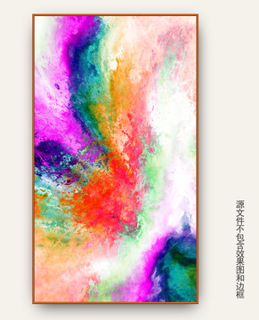 抽象油画