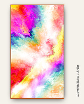 抽象油画