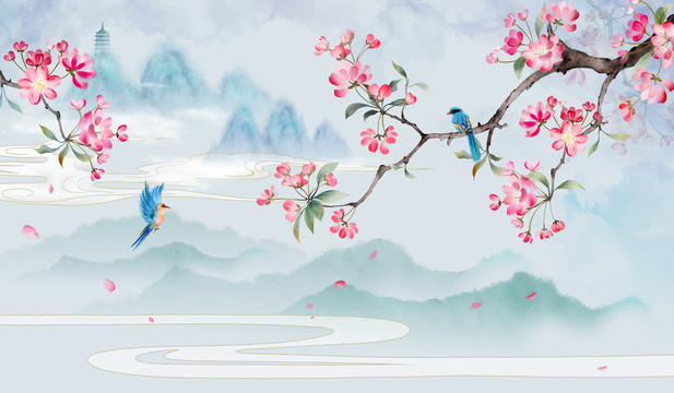 新中式花鸟画