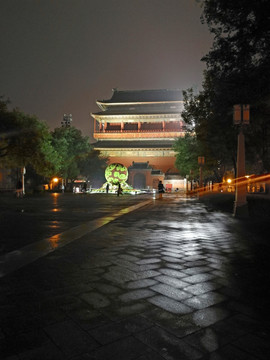 北京鼓楼夜景