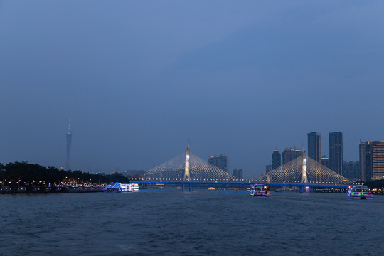 广州珠江夜景海印大桥