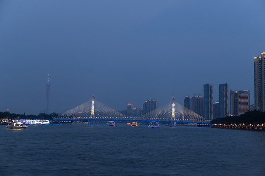 广州珠江夜景海印大桥