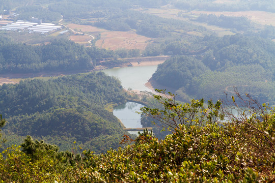 防城港望州顶群山风光