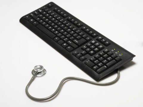 听诊器作为带键盘的鼠标
