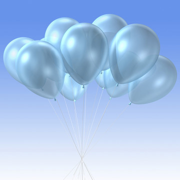 气球组的三维渲染