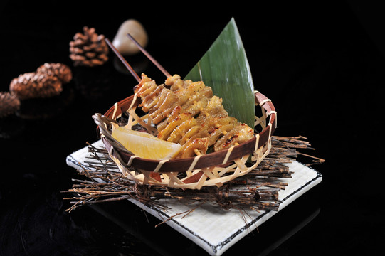 烤鸡皮